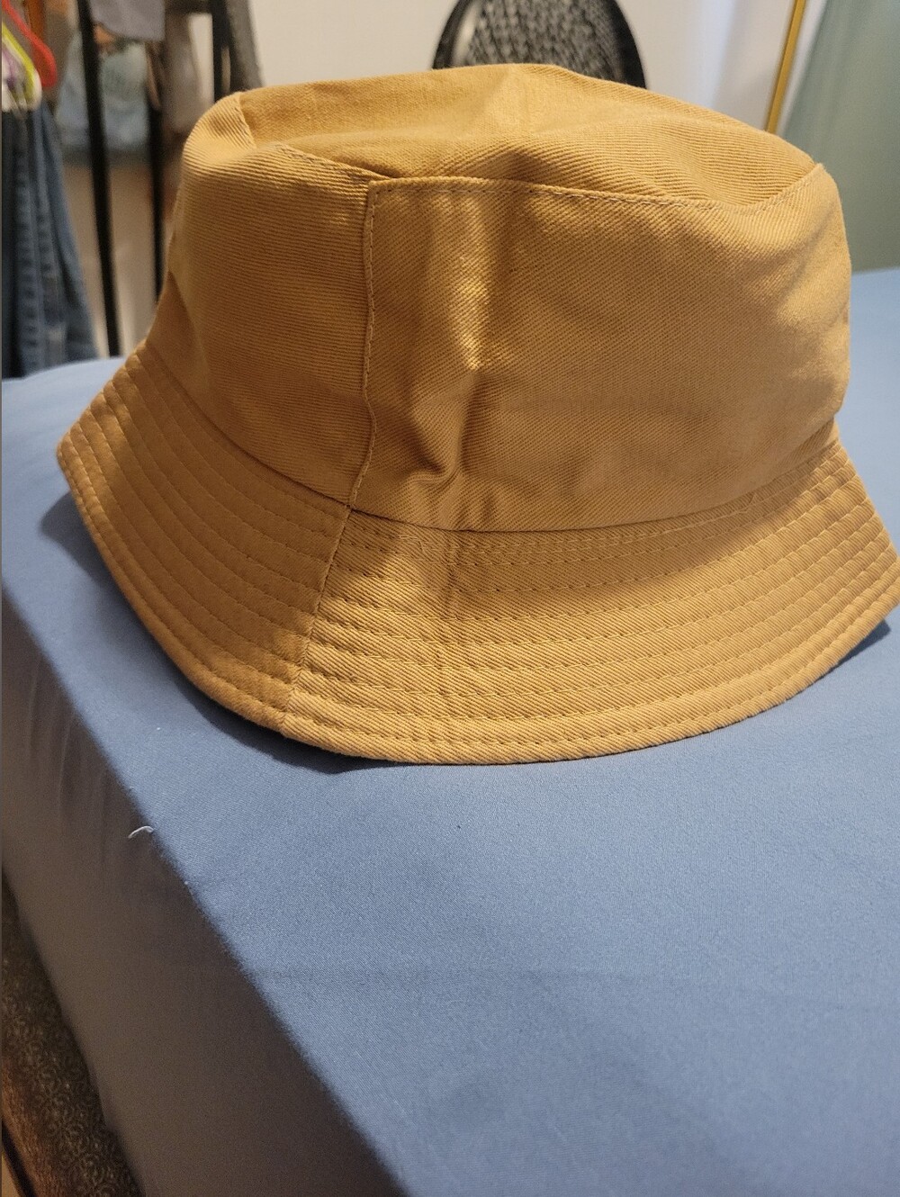 Kids Tan Bucket Hat - Classic Cotton Sun Hat